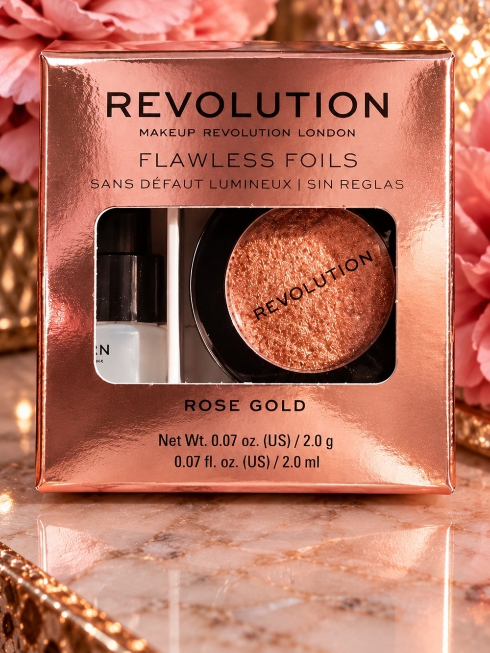 Revolution Flawless Foils Metallic Rose Gold Eye Foils!!